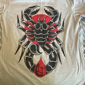 Loyalty Tattoo shop T Shirt Scorpion! Size L